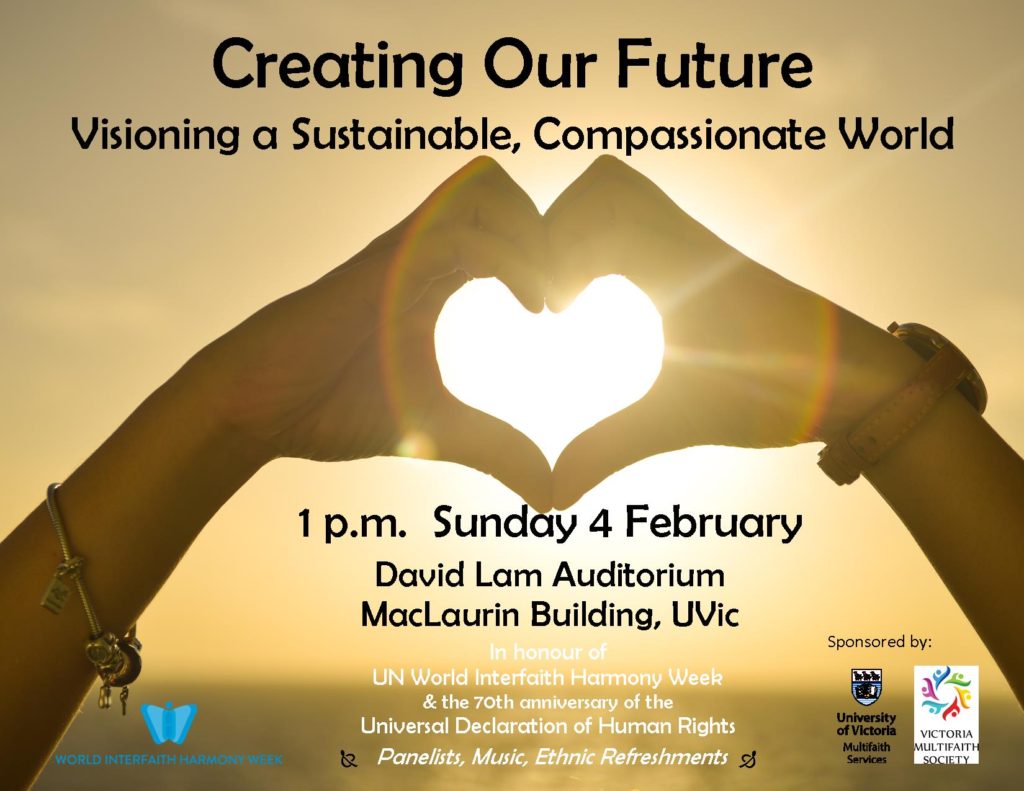 Multifaith Week UN World Interfaith Harmony Week 2018 | Victoria Multifaith Society